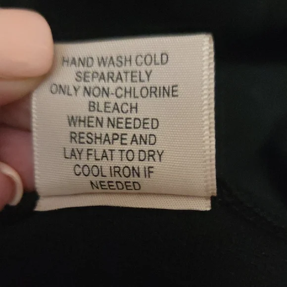 NWT Philosophy Black A-Line Skirt, Sweater Material, $58.00 - Picture 6 of 6